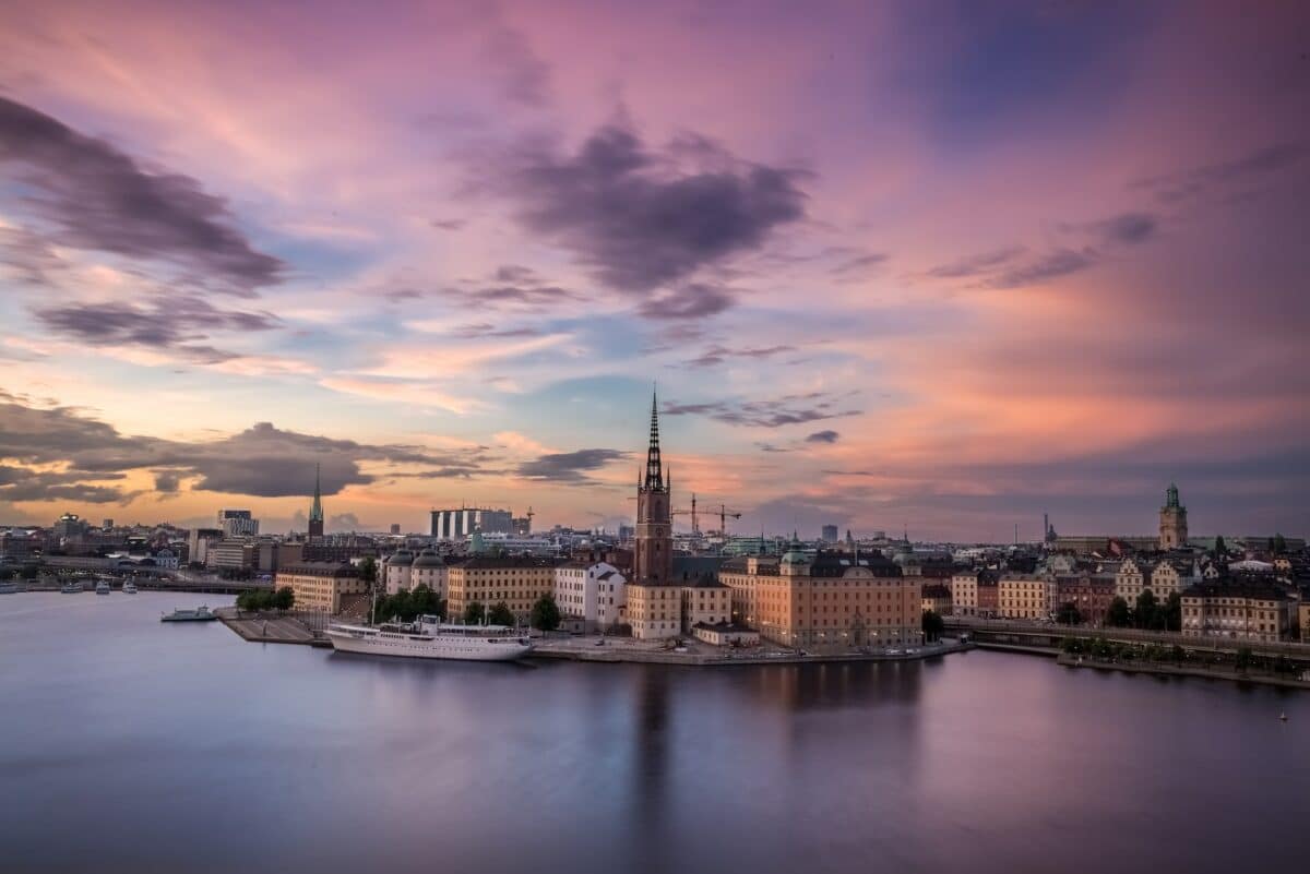 Estocolmo na Suécia.
