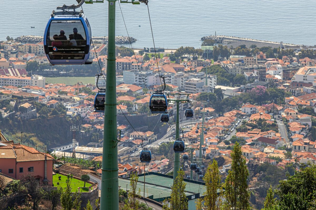 Funchal, capital da Ilha da Madeira em Portugal