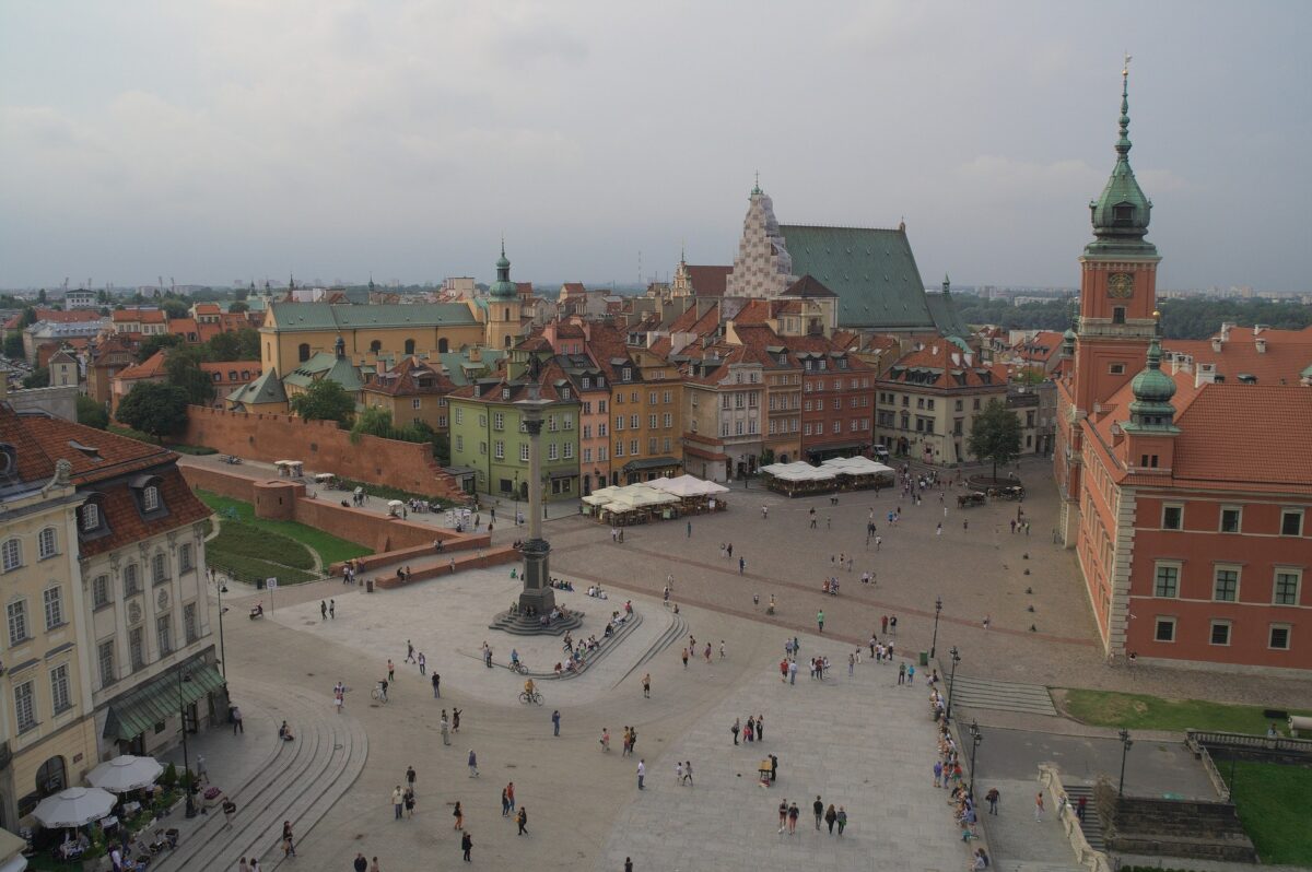 Centro Histórico, Varsóvia na Polônia.