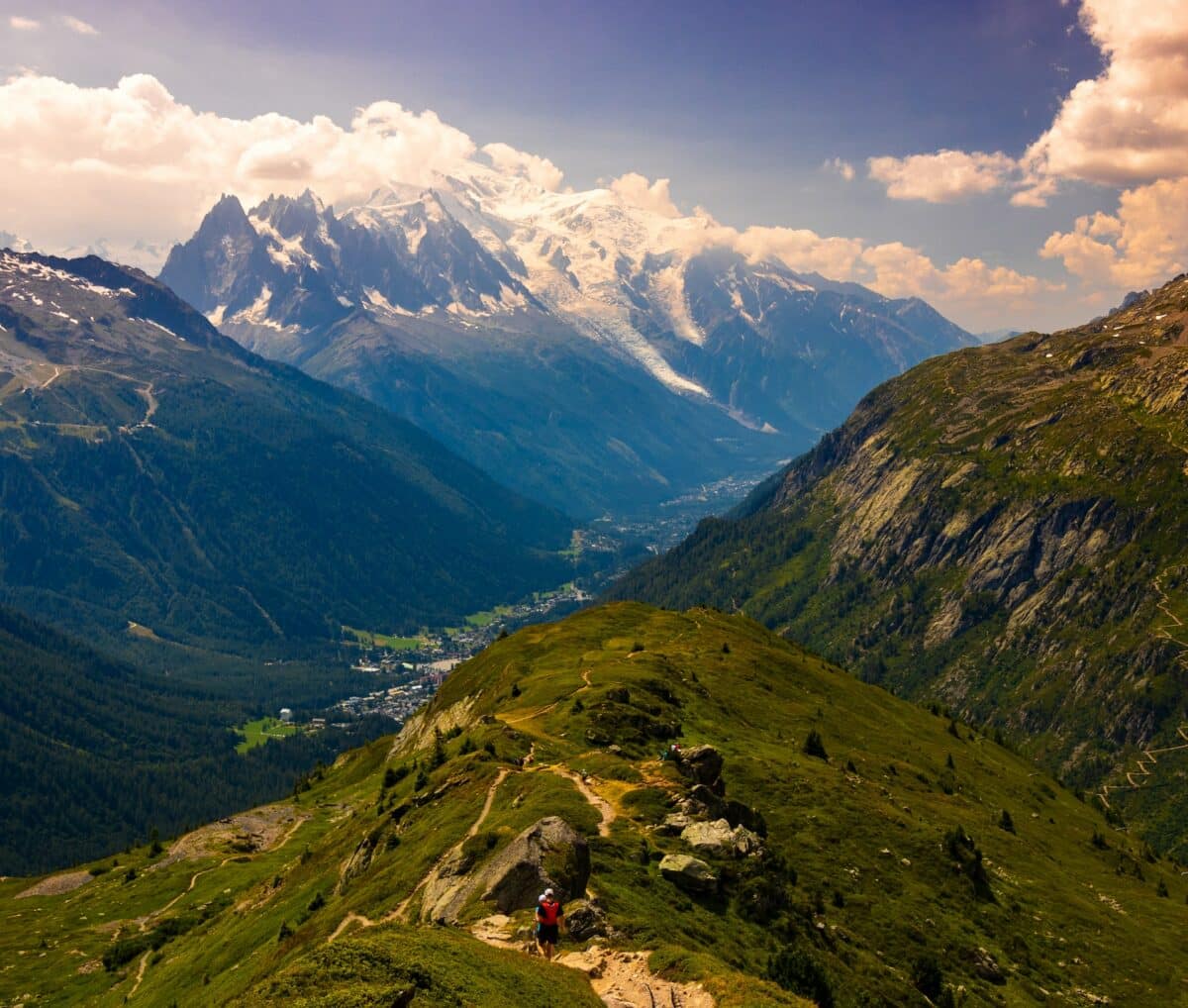Chamonix, uma das cidades dos Alpes Franceses