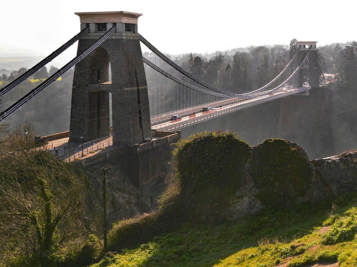 Clifton Suspension Bridge, a icônica ponte que é símbolos de Bristol. Foto: Andy Newton