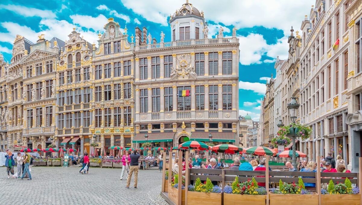 Grand-Place de Bruxelas na Bélgica. Um dos principais pontos turísticos do país.